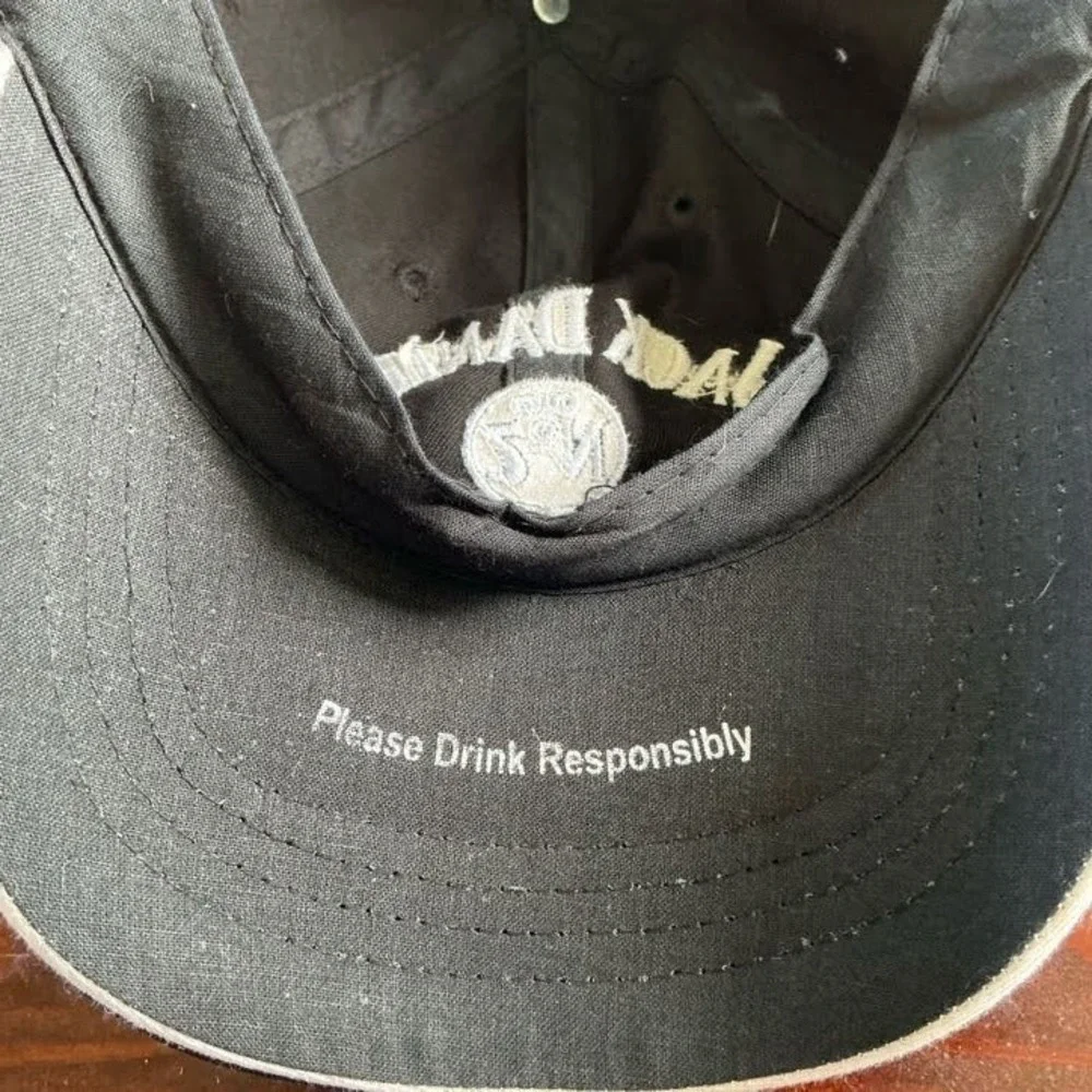 Jack Daniels Old No 7 Majic Headwear Baseball Cap Men Black Adjustable Strapback
